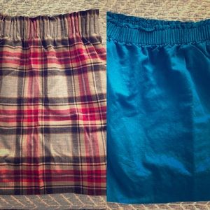 2 j crew skirts for $30